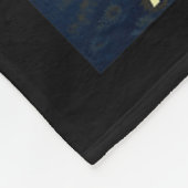 Indiana Total Solar Eclipse 2024 Starry Night Van Fleecedecke (Ecke)