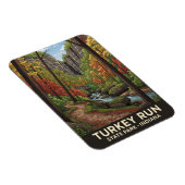 Indiana Turkey Run Staat Park Travel Magnet (Rechte Seite)