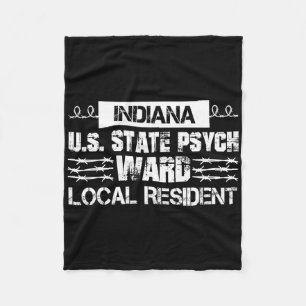Indiana U.s Inmate Psych Ward Landkreis Staat Jail Fleecedecke