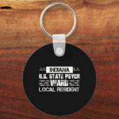 Indiana U.S Inmate Psych Ward Landkreis Staat Jail Schlüsselanhänger (Vorderseite)