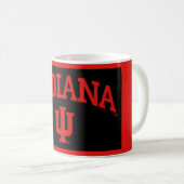 Indiana University Kaffeetasse (VorderseiteRechts)