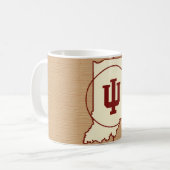 Indiana University Logo Kaffeetasse (Vorderseite Links)