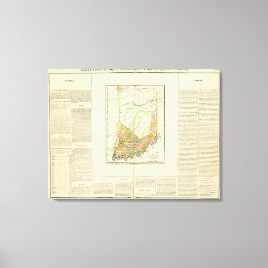 Indiana US Leinwanddruck (Vorderseite)