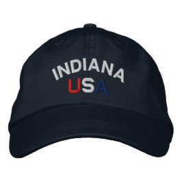 Indiana USA bestickter Navy-Hat Bestickte Kappe