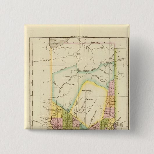 Indiana USA Button (Vorderseite)