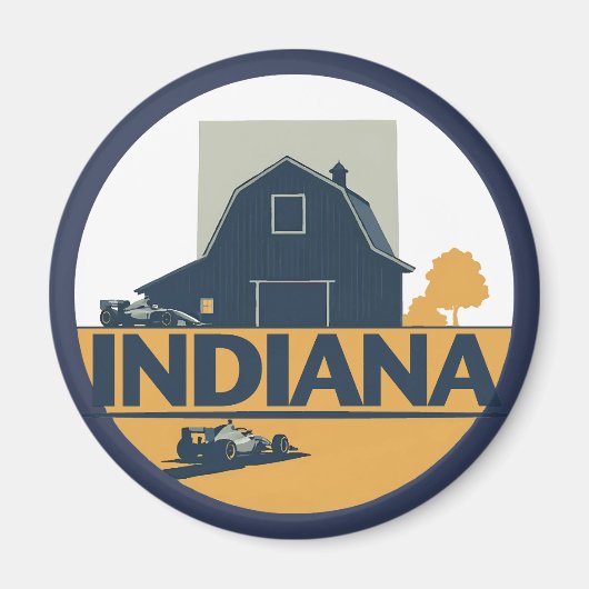 Indiana USA Magnet (Vorne)