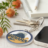 Indiana USA Schlüsselanhänger (Vorderseite rechts)