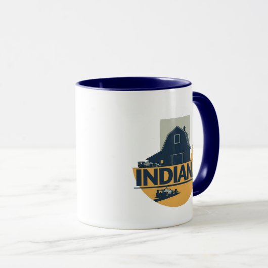 Indiana USA Tasse (VorderseiteRechts)