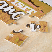 Indiana Vintage Reiseplakat Puzzle (Seite)