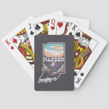 Indiana Wander Playing Cards - Lila