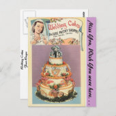Indiana, Wedding Cakes, Fort Wayne Postkarte (Vorne/Hinten)