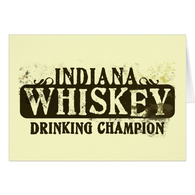 Indiana-Whisky-trinkender Meister (Vorderseite (Horizontal))