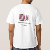 Indiana-Wodka-T - Shirt mit Logo (Rückseite)