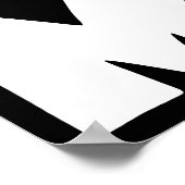 Indiana Zuhause Heart Staat Poster Sign (Ecke)