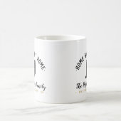 Indiana Zuhause Sweet Zuhause Family Monogram Tass Kaffeetasse (Mittel)