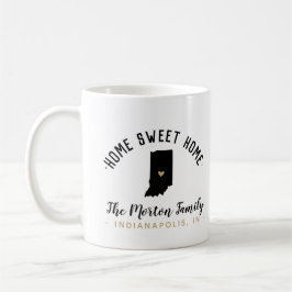 Indiana Zuhause Sweet Zuhause Family Monogram Tass Kaffeetasse