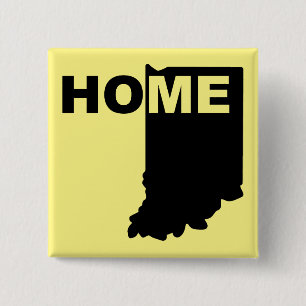 Indiana Zuhause weg von State Button Abzeichen Pin