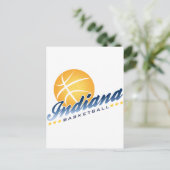 Indianapolis Basketball Postkarte (Stehend Vorderseite)