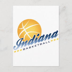 Indianapolis Basketball Postkarte