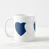 Indianapolis Colts Football Heart Design Kaffeetasse (Links)