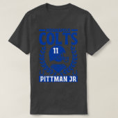 Indianapolis Colts Pittman Jr 11 Amerikaner T-Shirt (Design vorne)