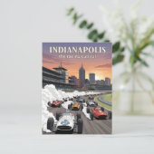 Indianapolis - die Hauptstadt der Weltmeisterschaf Postkarte (Stehend Vorderseite)
