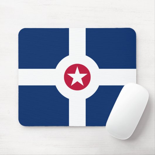Indianapolis-Flagge Mousepad (Mit Mouse)