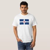 Indianapolis-Flagge T-Shirt (Vorne ganz)