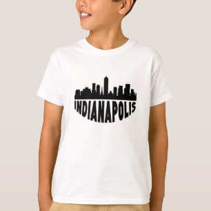 Indianapolis in den Stadtbild-Skylinen T-Shirt
