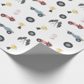 Indianapolis, in Rennbahn, Rennstrecke Geschenkpapier (Ecke)