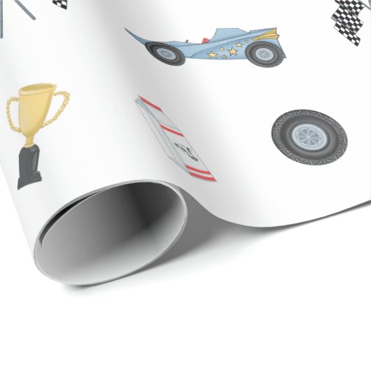 Indianapolis, in Rennbahn, Rennstrecke Geschenkpapier (Rolleneckpunkt)