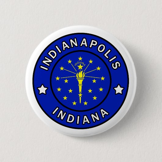 Indianapolis Indiana Button (Vorderseite)