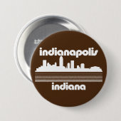 Indianapolis Indiana Button (Vorne & Hinten)