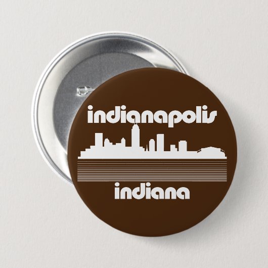 Indianapolis Indiana Button (Vorne & Hinten)