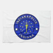 Indianapolis Indiana Geschirrtuch (Horizontal)