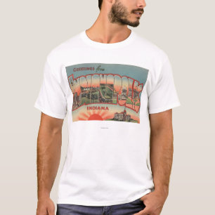 Indianapolis, Indiana - große Buchstabe-Szenen 2 T-Shirt