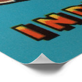 Indianapolis, Indiana (Hauptstadt Gebäude) Poster (Ecke)