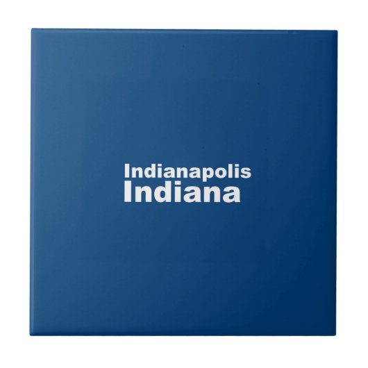 Indianapolis, Indiana Keramik Tile Fliese (Vorderseite)