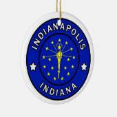 Indianapolis Indiana Keramikornament (Rechts)