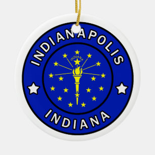Indianapolis Indiana Keramikornament