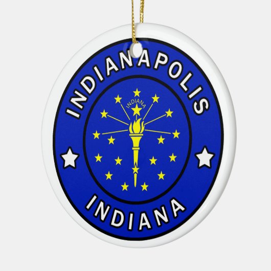 Indianapolis Indiana Keramikornament (Links)