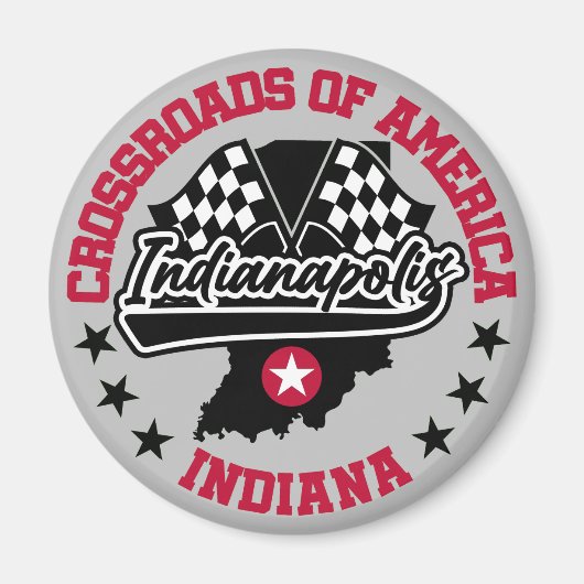 Indianapolis, Indiana Magnet (Vorne)