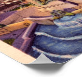 Indianapolis Indiana Monument Circle at Night Poster (Ecke)