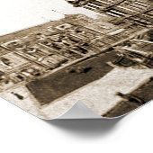 Indianapolis Indiana Old Marion Landkreis Courthou Poster (Ecke)