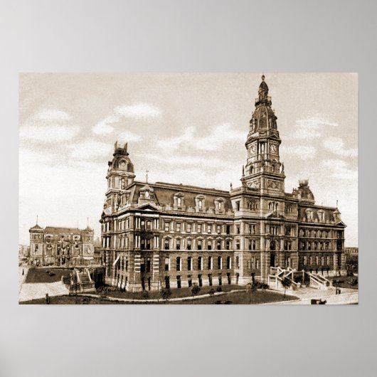 Indianapolis Indiana Old Marion Landkreis Courthou Poster (Vorne)