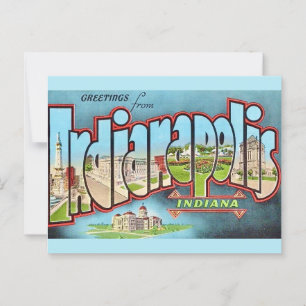 Indianapolis Indiana Postcard Postkarte