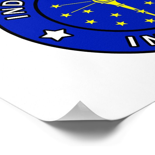 Indianapolis Indiana Poster (Ecke)