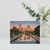 Indianapolis Indiana Reise Postkarte (Stehend Vorderseite)