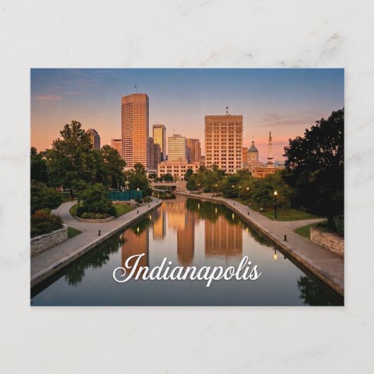Indianapolis Indiana Reise Postkarte (Vorderseite)