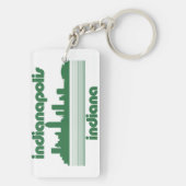 Indianapolis Indiana Schlüsselanhänger (Rückseite)